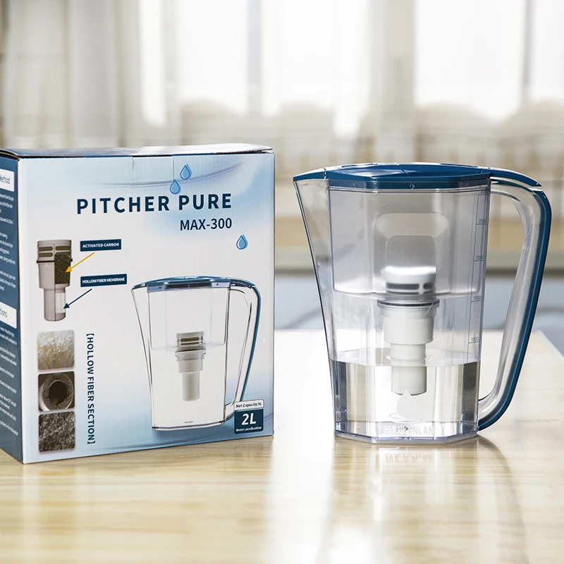0.01 Micron Water Filter Pitcher Activated Carbon Alkaline Water Jug Ionizer High Quality 3.5 L Household