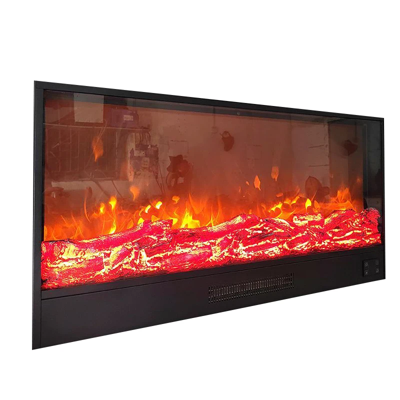 1.2Customized Fireplace Core Simulation Flame Embedded Electronic Fireplace Decoration Cabinet American Style Electric Fireplace