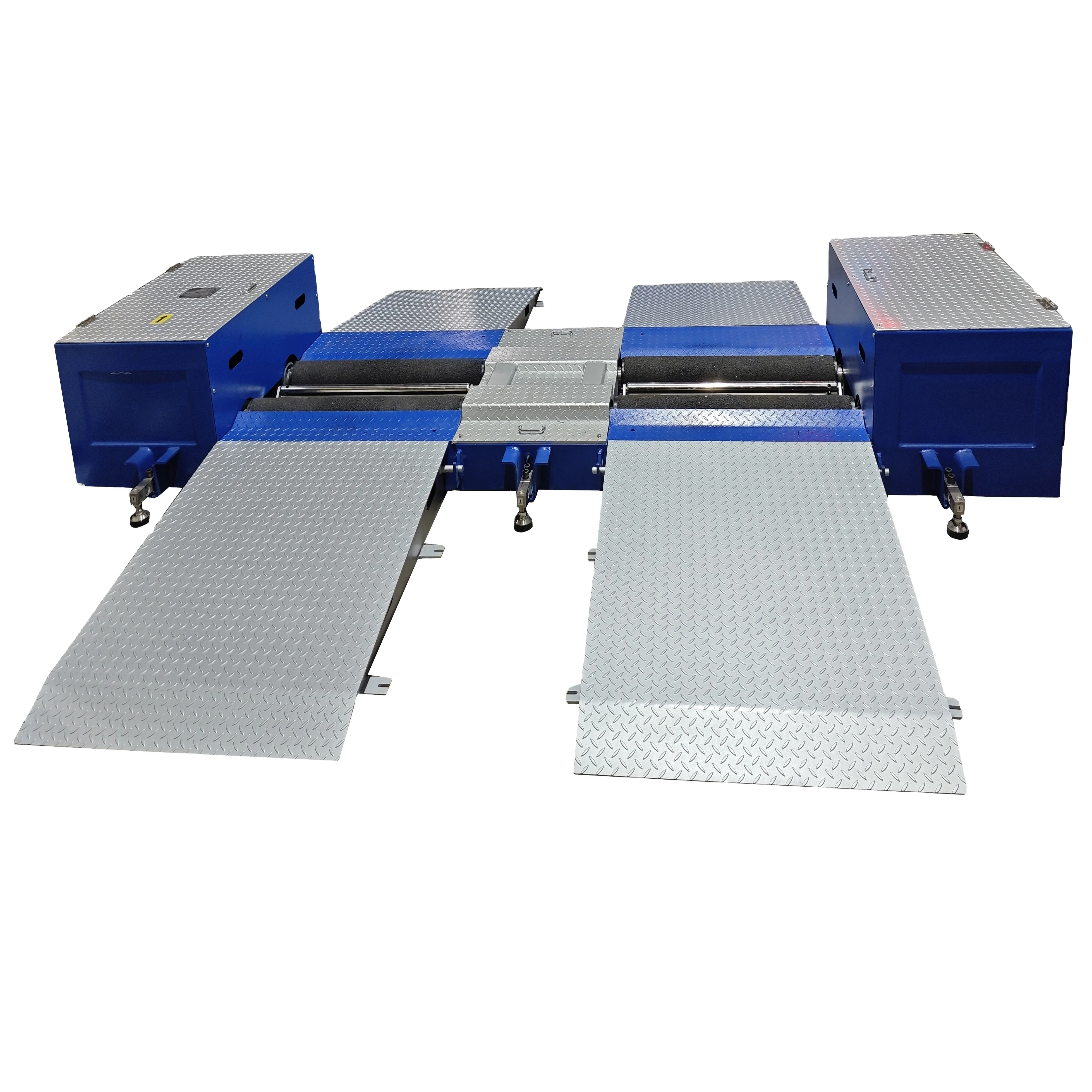 Portable Movable Truck Roller Brake Tester for 4WD Vehicles 10T Capacity Vehicle test Line Vehicle Inspection Equipments