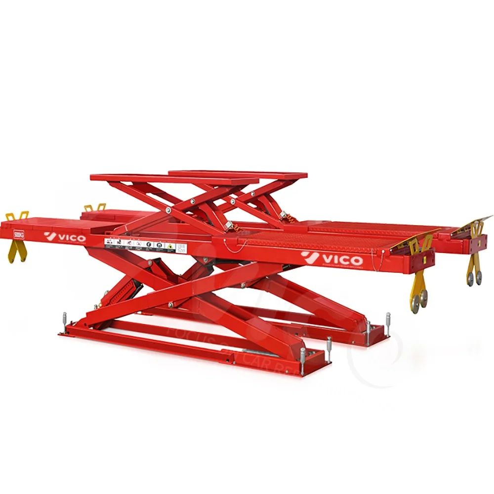 Vico Car Lift  IN-GROUND HEAVY DUTY SCISSOR LIFT Underground  Hydraulic Scissor Hoist Wholesale#D-8350 with in CE