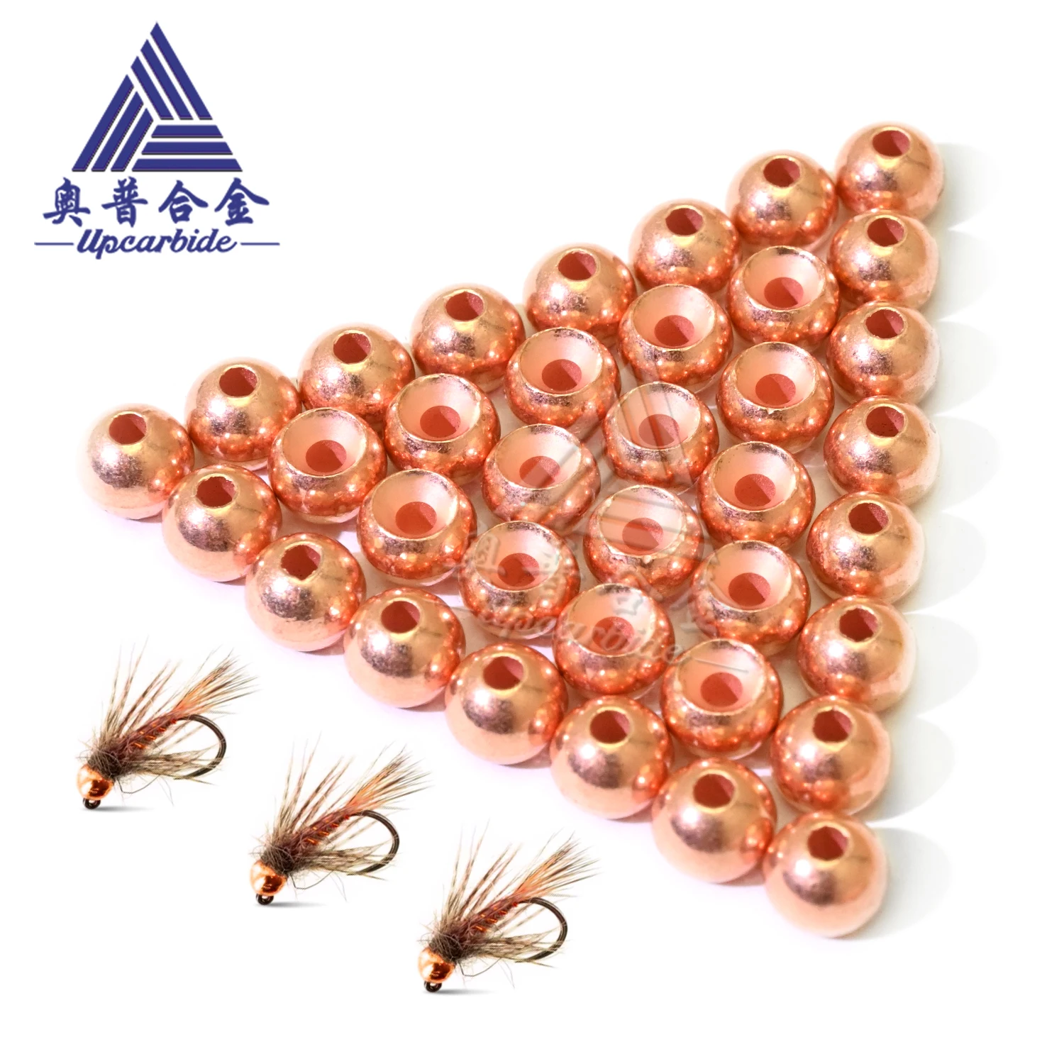 1.5~6.4mm Fly Tying Beads Tungsten Cyclops Nymph Countersunk Beads