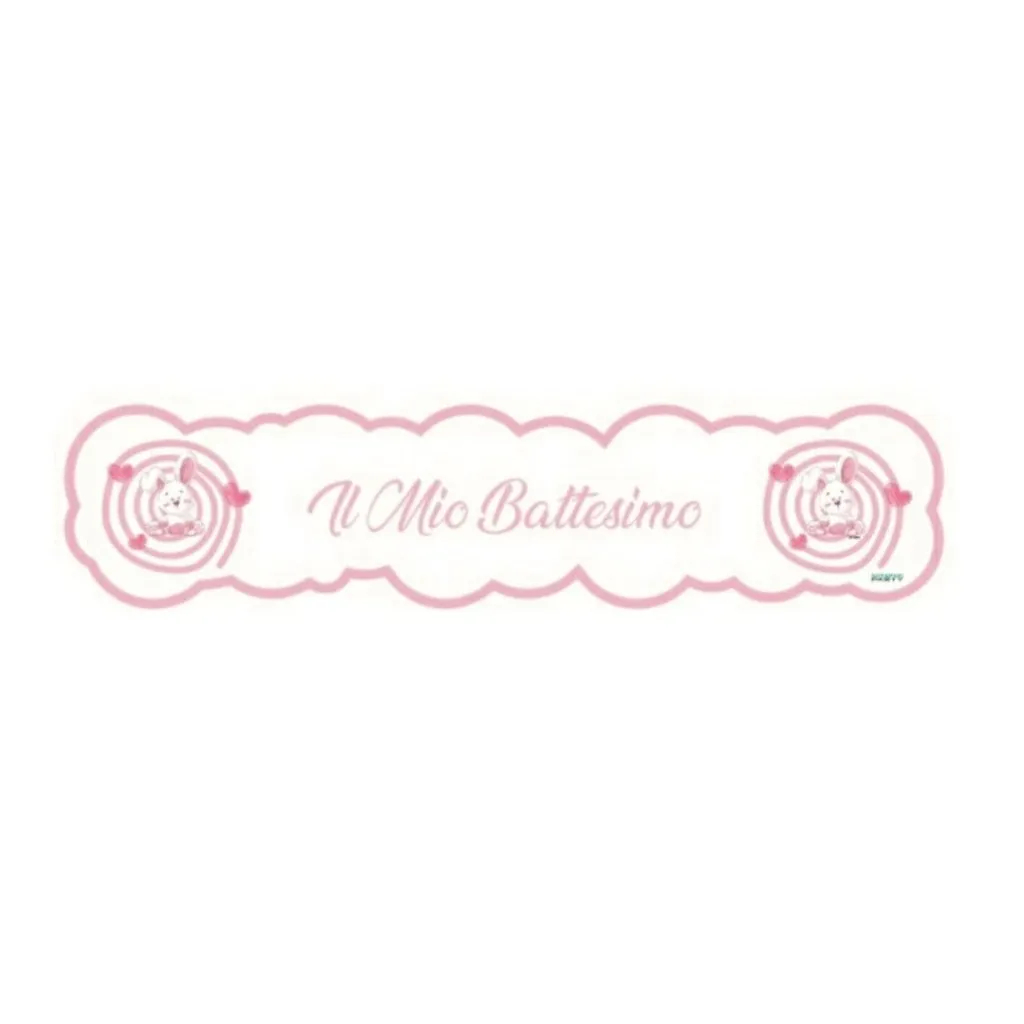 1 Meter Pink My Baptism Feast for Baby & Kids Decor