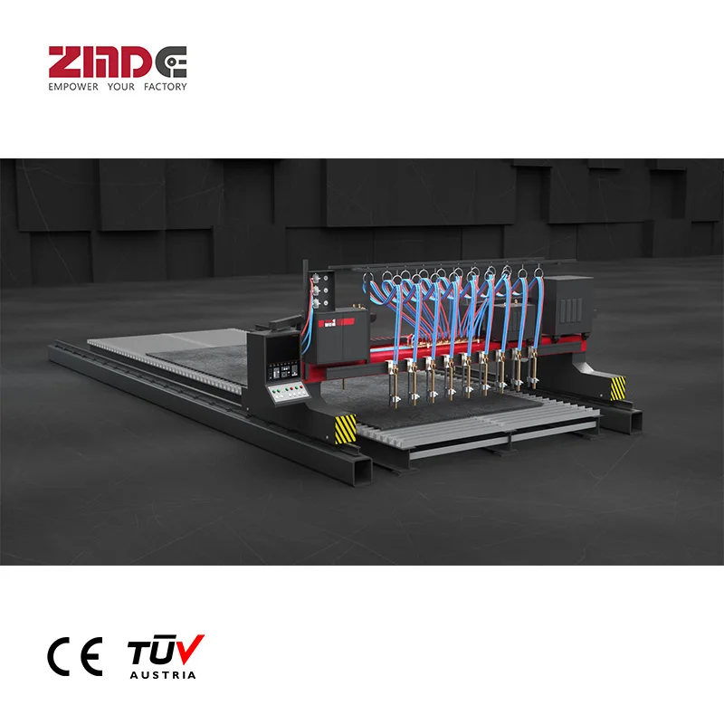 ZMDE CNC Gas Cutting Machine for Steel and Iron Sheet Metal Cutting