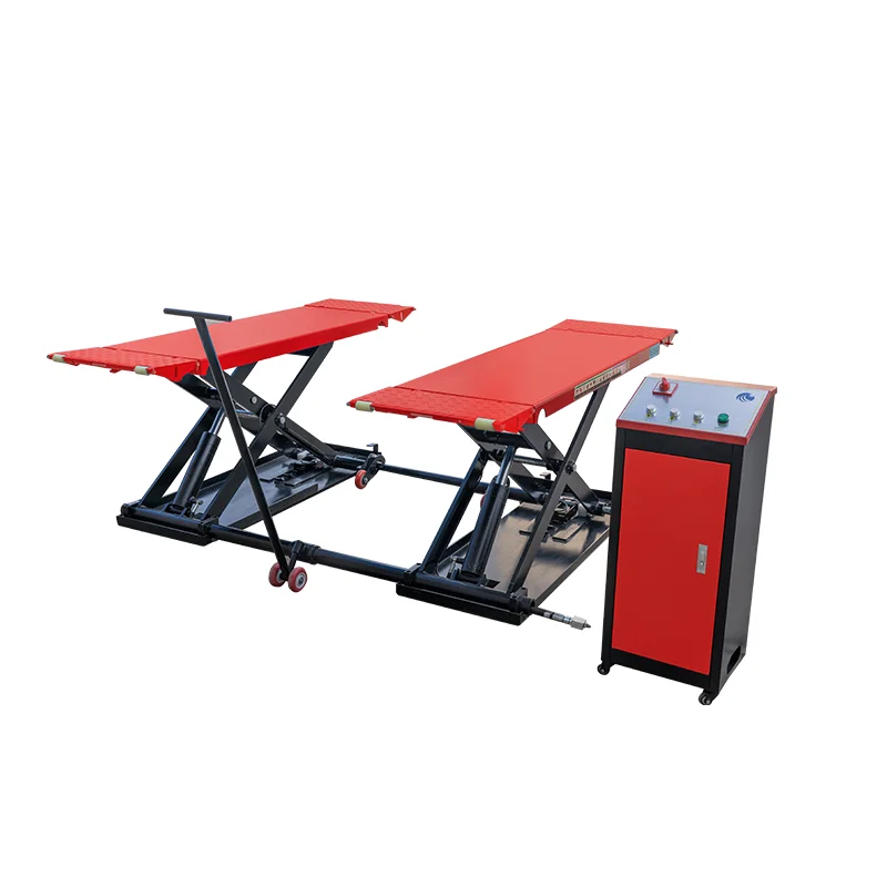 BAOHUA Auto Repair 3T Ultra-thin Low-position No-dig Hydraulic Scissor Mobile Car Lift  Lift