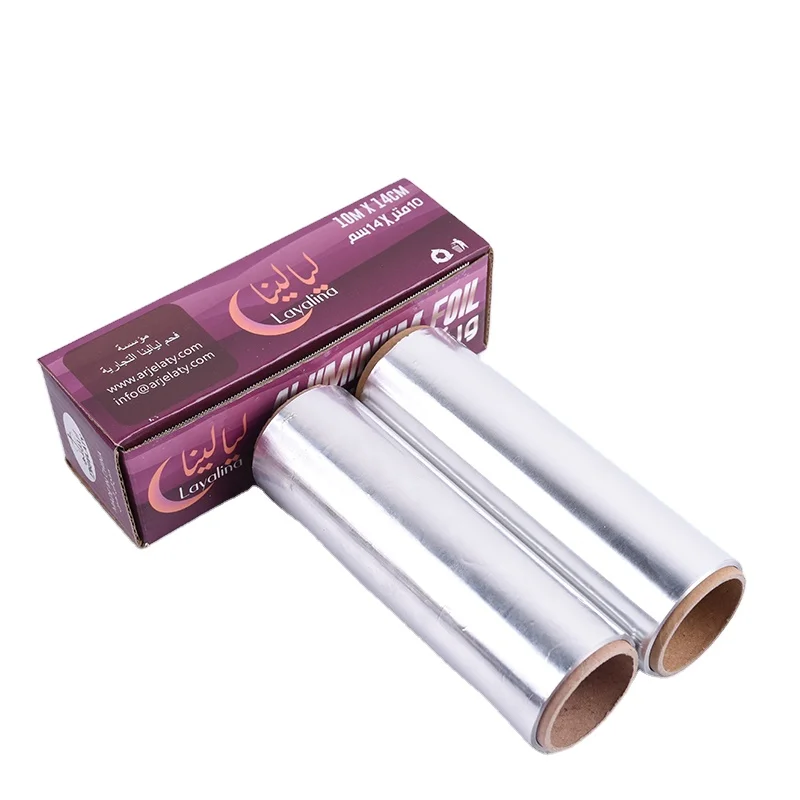 0.03mm Thick 14cm Wide 10m Long Shisha Foil Lacquer-coated Aluminium Hookah Aluminum Foil Rolls