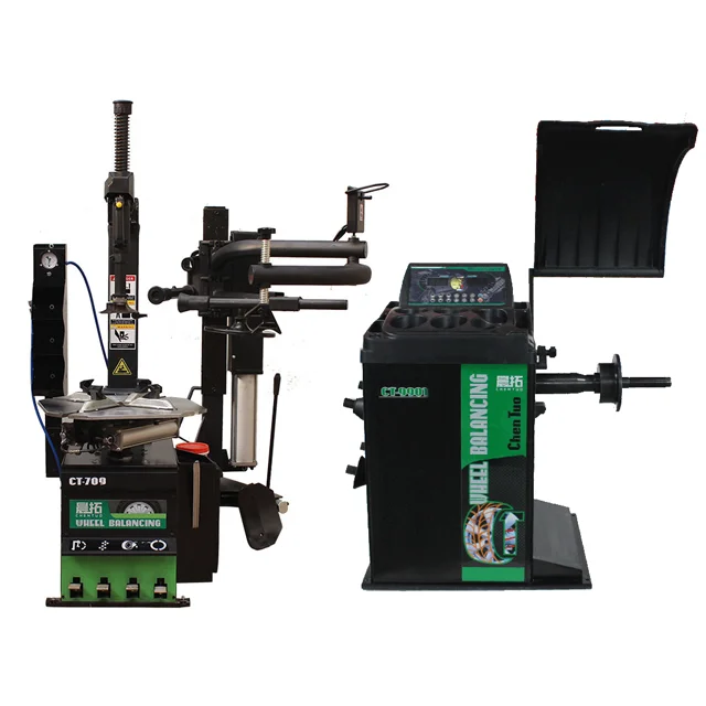 Hot Selling Factory Direct 220V 12-24" Automatic Tire Changer with Swing Helper for Multi-Tire Type ChenTuo CT-709 CE Certified