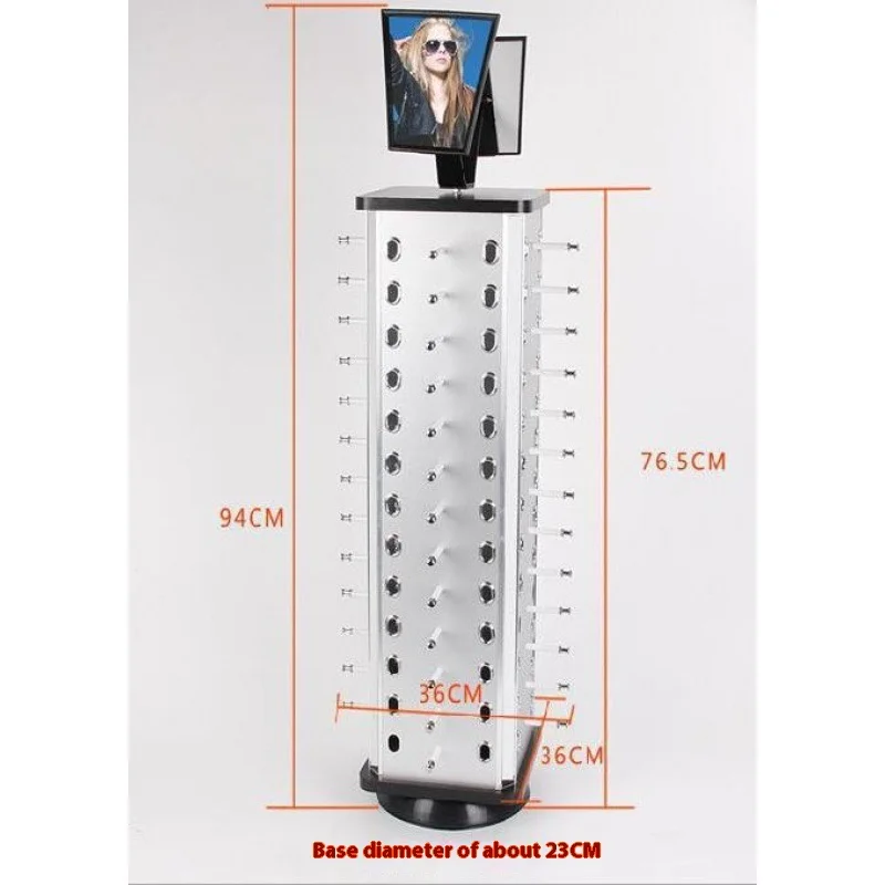 Custom Metal Eyewear Display Stand New Shop Design Removable Floor Sunglasses Holder for Eyeglasses Sunglasses Display Stand