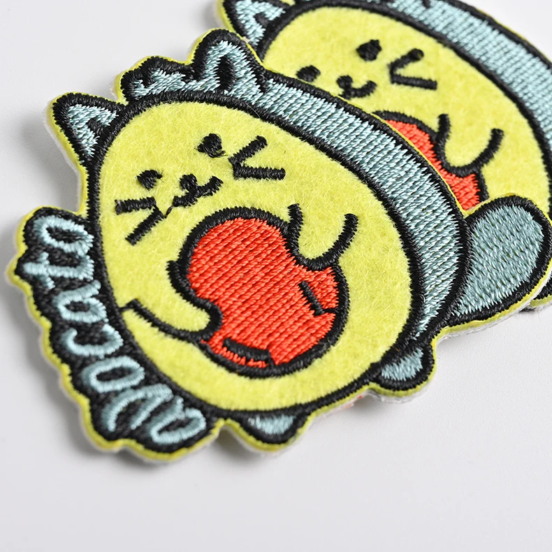 Newest Fabric Custom Size Color Woven Patch logo Iron on Patch Embroidered Patches