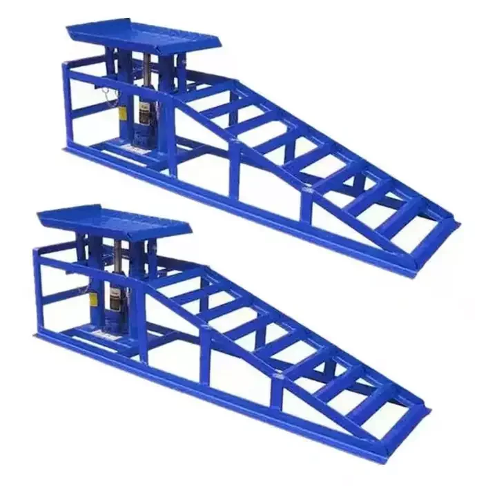 2T 5T Vehicle Hydraulic Steel Car Ramp Jack Lift