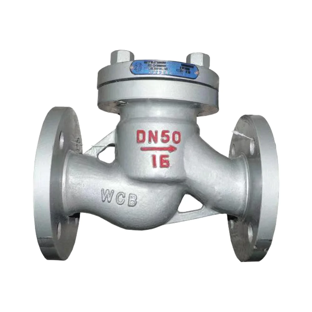 1-1/2" NPT Cast Steel Vertical Lift Horizontal Check Valve Column Water Pressure Balanced DN50-DN300 Stainless Steel Manual