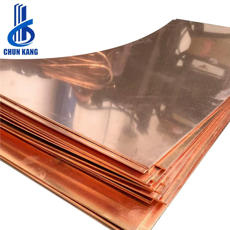 0.5mm 0.8mm 1mm 3mm 4mm C1100 3/4 Hard Cathode Pure Red Copper Sheet Plate