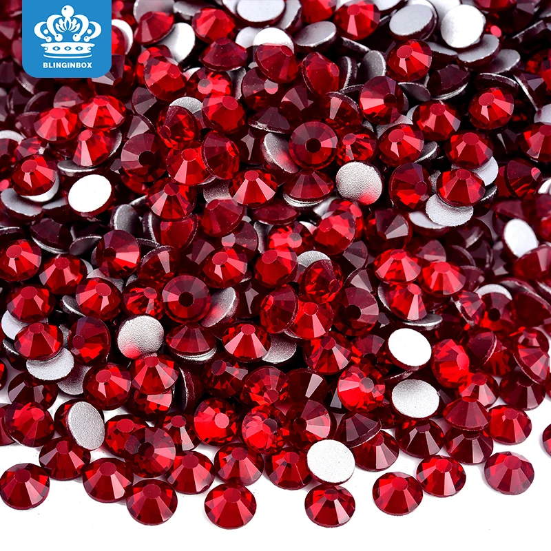 Blinginbox Wholesale Ss3-ss30 Crystal Stones Non Hotfix Rhinestones Strass Glass Rhinestones for Clothes DIY Fashion Apparel