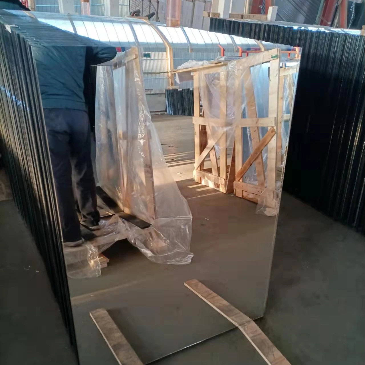 1.8mm 2mm 3mm Clear Aluminium Mirror Glass 4mm 5mm 6mm Silver Coating Glass Mirror Price