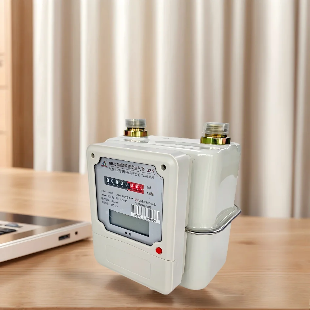 ZHONGYI G4 NB-IoT Smart Diaphragm Gas Meter for Residential Use