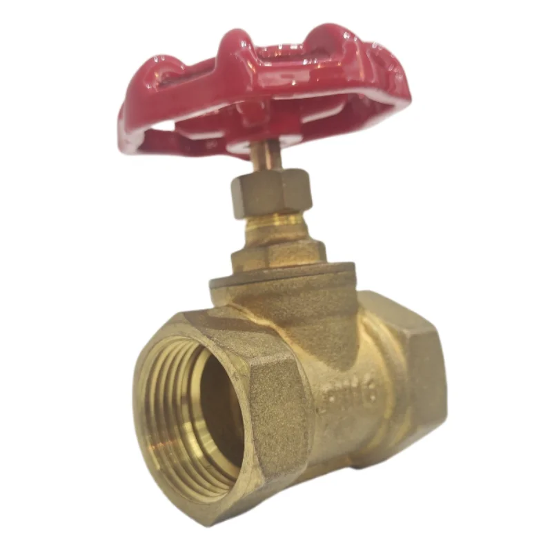 1/2"-4" Manual Brass Stop Valve for Water Heater Shutoff Globe Valve Made From Durable Brass Material