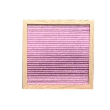 10  Inch Felt Letter Message Board Wooden Frame  Felt Letter Board with Plastic Bracket with Letters