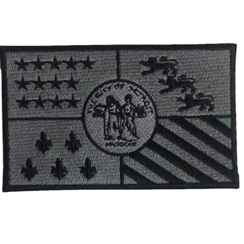 Handmade Iron-on Embroidered Patches with Sequins Decoration Customizable Felt Fabric Patch for Hat Decor