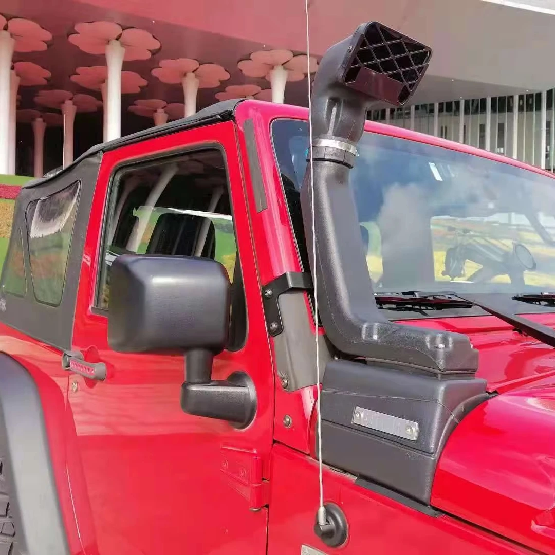 Matte Black ABS for Jeep Wrangler Jk 2007-2017 Car Snorkel Kits 4x4 Off-Road Air Intake System Wading Device Fits Tacoma FJ