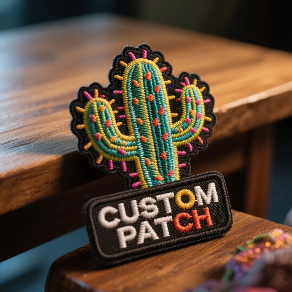 High Quality 3D Embroidered Patches Custom Logo Sew-on Iron-on Fabric for Clothes and Hats with Magnet Attachment OEM Brand