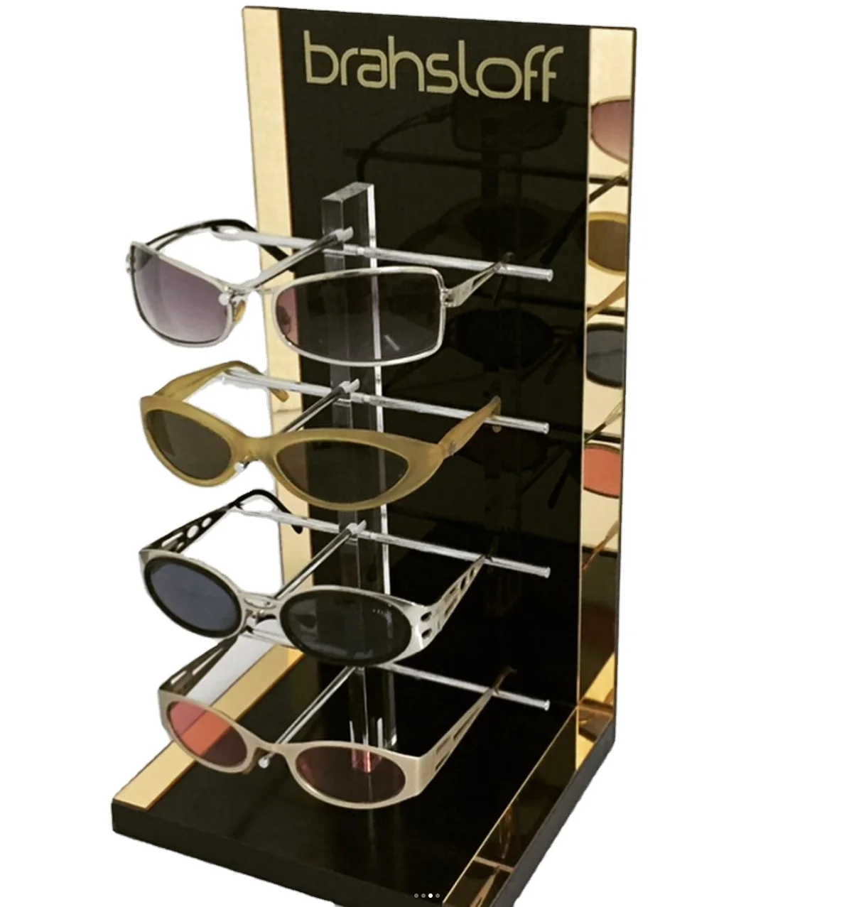 Eyewear Displays Eyewear Display Stand Acrylic and Mental Sunglasses Display Custom Color and Size