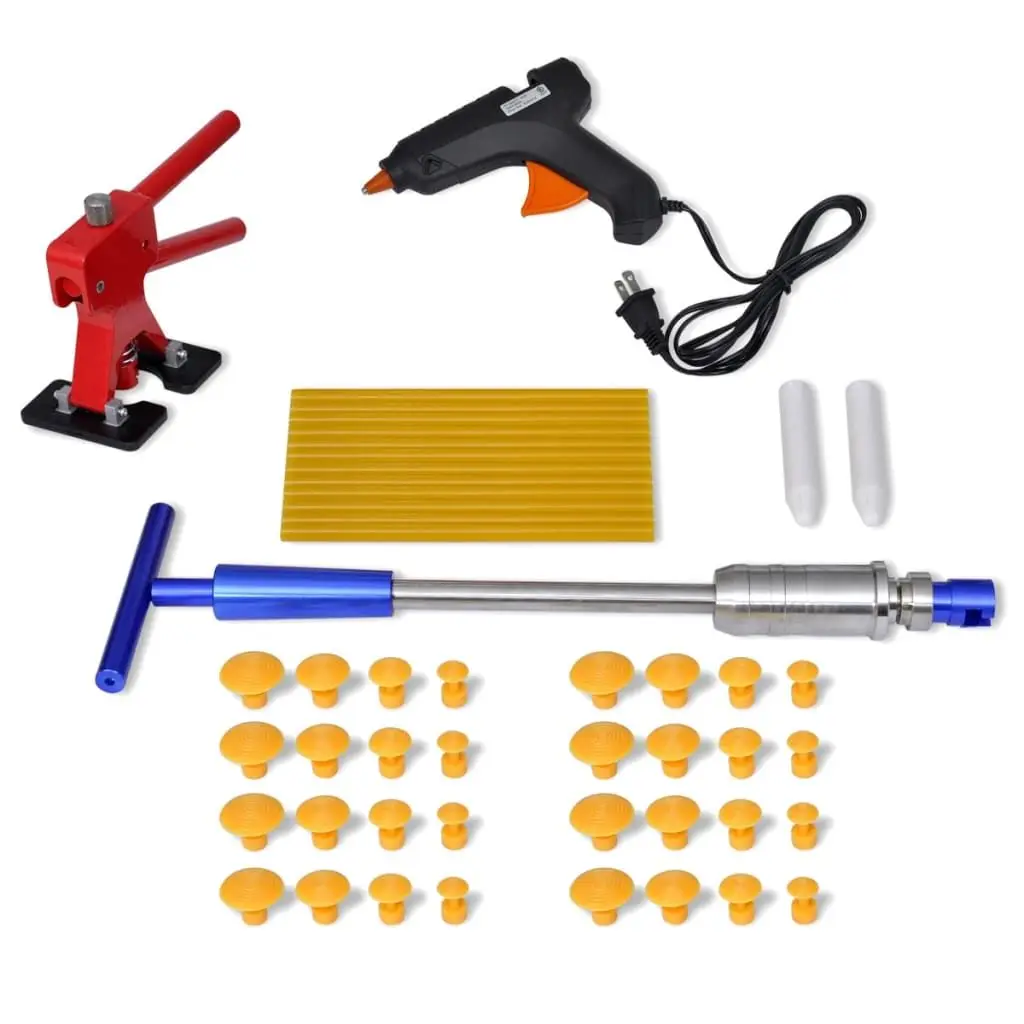 Car Body Repair Equipment Panel Dent Remover Kit With Heat Gun And Puller Tools For Auto Dent Fixing