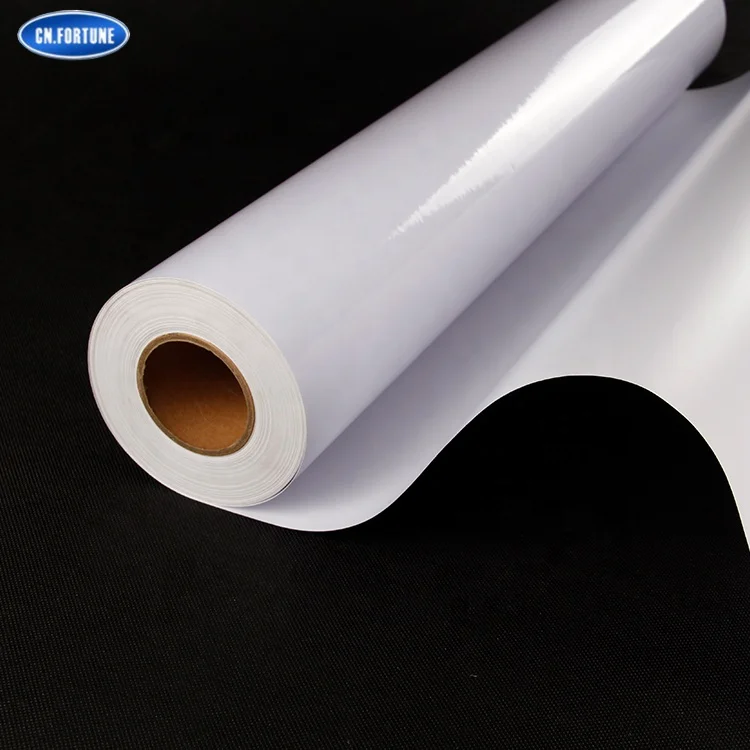 1.27x30m Printable Waterbase PVC Self-Adhesive Vinyl Film Printing Materials